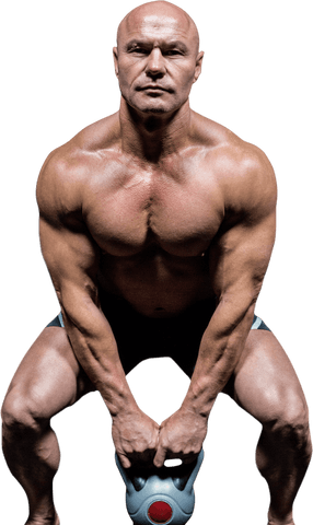 Muscular Bald Man Exercising with Kettlebell Transparent Background - Download Free Stock Videos Pikwizard.com