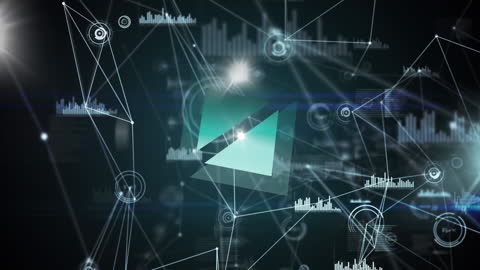 Digital Network of Interactive Connections Animation