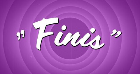 Retro Finis on Vintage Purple Circular Background - Download Free Stock Images Pikwizard.com