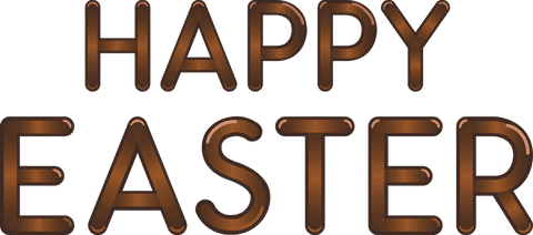Happy Easter Text on Transparent Background for Festive Celebrations - Download Free Stock Videos Pikwizard.com