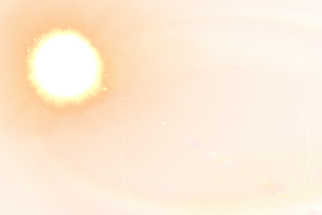 Bright White Sun with Yellow Light Flare on Transparent Background - Download Free Stock Videos Pikwizard.com