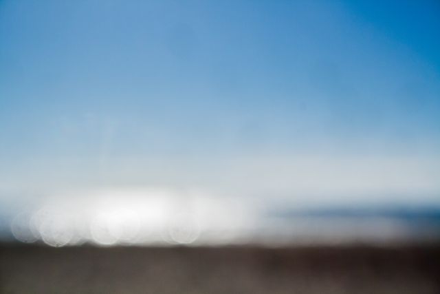 Abstract Blurred Beach Horizon with Bright Sky - Download Free Stock Photos Pikwizard.com