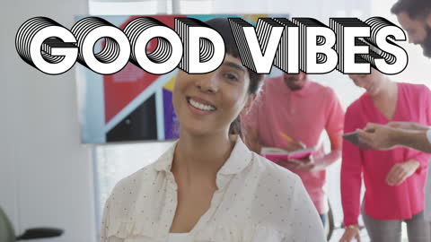 Business Team Sharing Good Vibes in Creative Office