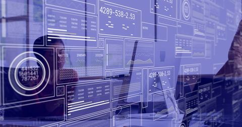Data Processing Technologies with Businesswoman Concept - Download Free Stock Images Pikwizard.com