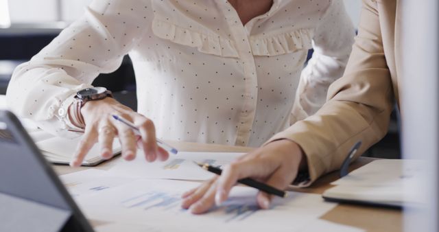 Business Team Analyzing Financial Charts in Office - Download Free Stock Images Pikwizard.com