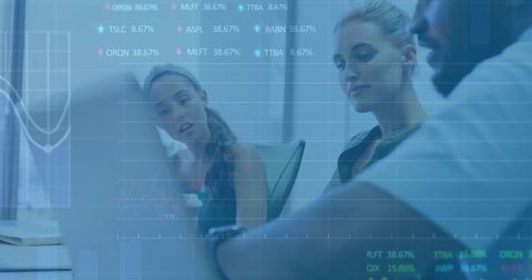 Financial Analysis with Diverse Team in Office Environment - Download Free Stock Images Pikwizard.com