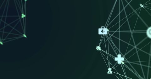 Healthcare Technology Network Connections on Digital Interface - Download Free Stock Images Pikwizard.com