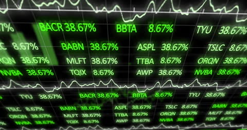 Dynamic Animation of Financial Data Processing in Green Display
