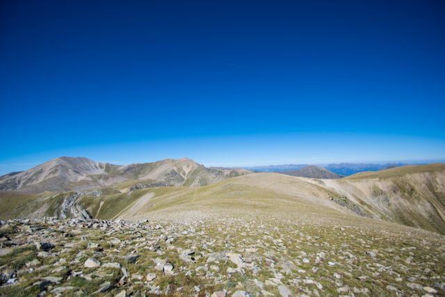 Tranquil Mountain Range and Clear Sky Landscape - Download Free Stock Photos Pikwizard.com