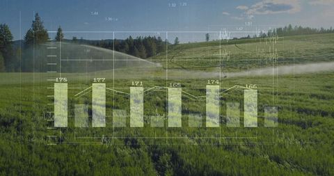 Irrigation system enhancing agricultural productivity with data insights