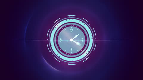 Abstract Digital Clock with Data Processing Elements