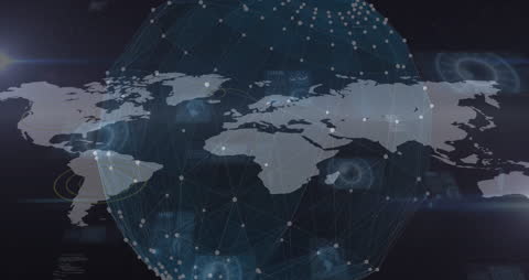 Global Data Processing with Futuristic Figures