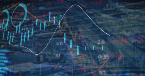 Digital Financial Data on Graphical Interface - Download Free Stock Images Pikwizard.com
