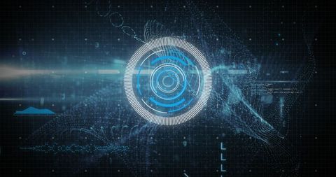 Futuristic Digital Interface with Data Network Connections - Download Free Stock Images Pikwizard.com
