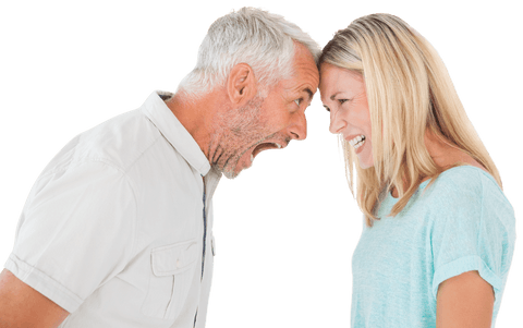 transparent angry couple arguing gesture and conflict concept - Download Free Stock Videos Pikwizard.com