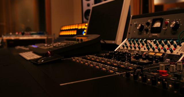 Professional Music Studio with Audio Mixing Equipment - Download Free Stock Images Pikwizard.com