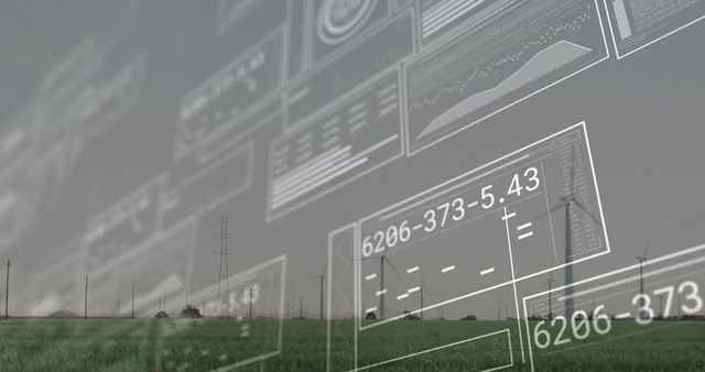 Digital Technology Monitoring Eco-Friendly Wind Farm