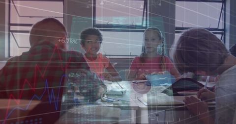 Students Engaged in Classroom Technology Analysis Concept - Download Free Stock Images Pikwizard.com