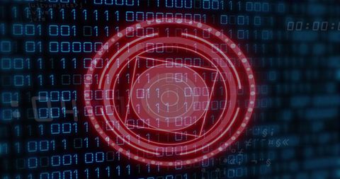 Digital Scope Analyzing Binary Code Matrix - Download Free Stock Images Pikwizard.com