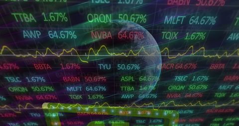 Global Financial Data Analysis with Modern Interface - Download Free Stock Images Pikwizard.com