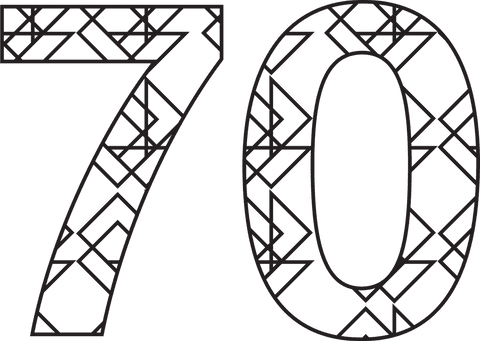 decorative transparent patterned 70 number illustration - Download Free Stock Videos Pikwizard.com