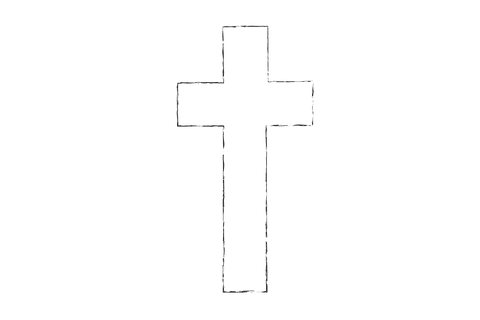 Minimalist Black Cross on Transparent Background Illustration - Download Free Stock Videos Pikwizard.com
