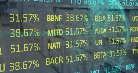 stock market data on digital screen with global geopolitical context - Download Free Stock Images Pikwizard.com