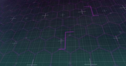 Futuristic Digital Grid with Geometric Patterns - Download Free Stock Images Pikwizard.com