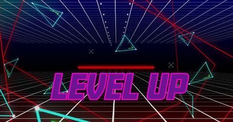 level up digital retro arcade interface - Download Free Stock Images Pikwizard.com