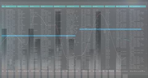 Digital Interface Displaying Data Processing and Statistics - Download Free Stock Images Pikwizard.com
