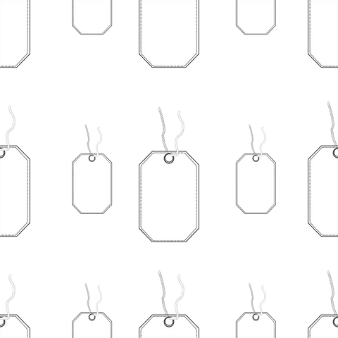 Seamless Pattern of Black and White Labels on Transparent Background - Download Free Stock Videos Pikwizard.com