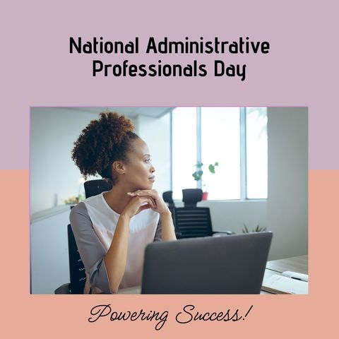 Celebrating Administrative Professionals Day with Modern Workforce - Download Free Stock Templates Pikwizard.com