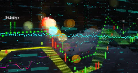 Digital Data Visualization with Cloud and Market Trends