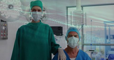 Skilled Medical Professionals in Advanced Operating Theatre