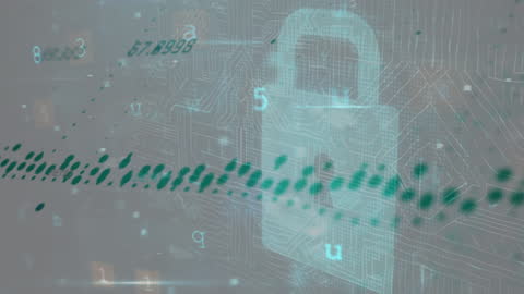 Animated Data Security Interface Conceptual Design