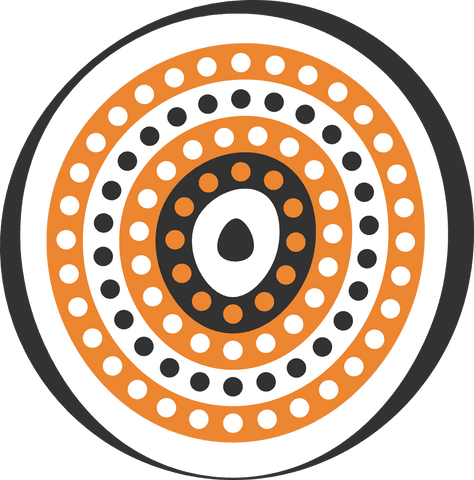 abstract black white orange circular pattern on transparent - Download Free Stock Videos Pikwizard.com