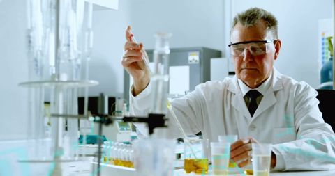 Senior Scientist Conducting Laboratory Experimentations - Download Free Stock Images Pikwizard.com