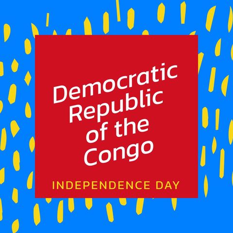 Democratic Republic of the Congo Independence Day Celebration Artwork - Download Free Stock Templates Pikwizard.com