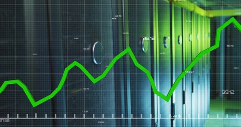 Digital Data Processing Analysis Over Computer Servers - Download Free Stock Images Pikwizard.com