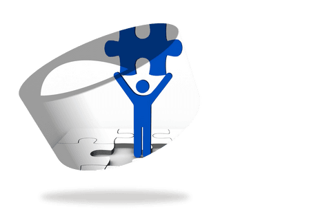 transparent figure holding jigsaw puzzle piece - Download Free Stock Videos Pikwizard.com