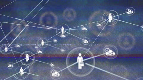 Global Financial Data Processing and Connectivity Concept