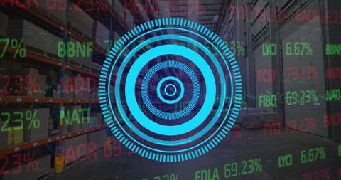 digital data analytics in modern warehouse environment - Download Free Stock Images Pikwizard.com