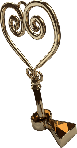 golden heart key in keyhole on transparent background - Download Free Stock Videos Pikwizard.com