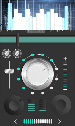 transparent digital sound interface control panel for music - Download Free Stock Videos Pikwizard.com