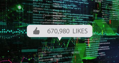 Data Analytics Concept with Social Media Influence - Download Free Stock Images Pikwizard.com