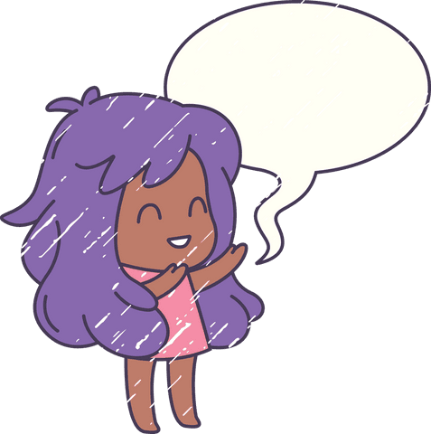 happy girl with blank text bubble on transparent background - Download Free Stock Videos Pikwizard.com