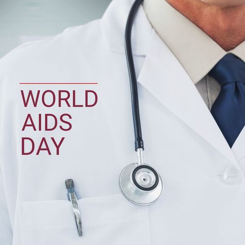 World AIDS Day Concept with Doctor and Stethoscope - Download Free Stock Templates Pikwizard.com