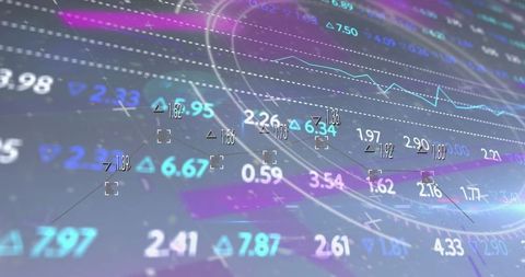 Futuristic Digital Interface Displaying Real-Time Data Analytics - Download Free Stock Images Pikwizard.com