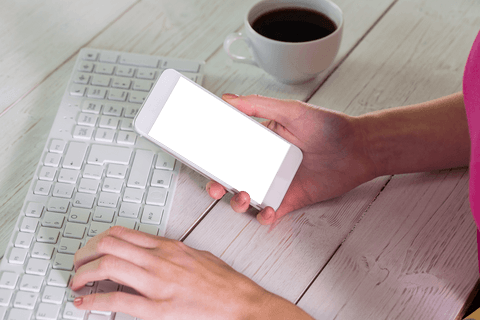 Caucasian Woman Using Smartphone with Transparent Background - Download Free Stock Videos Pikwizard.com