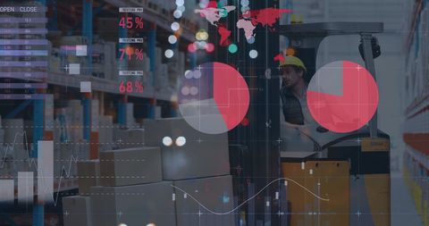 Warehouse Logistics Data Analysis with Worker Overlay